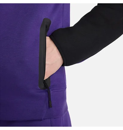 Толстовка мужская Nike Tech Fleece Black/Violet HF4432-504