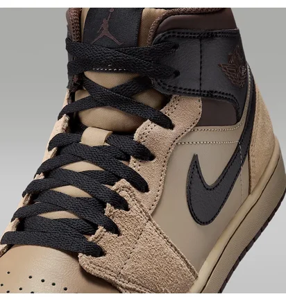 Кроссовки мужские Air Jordan 1 Mid Brown/Beige HV6422-200