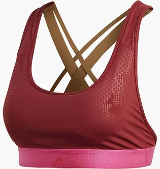 Топ женский Adidas DonT Rest Iteration Sports Bra Bordo DH7095