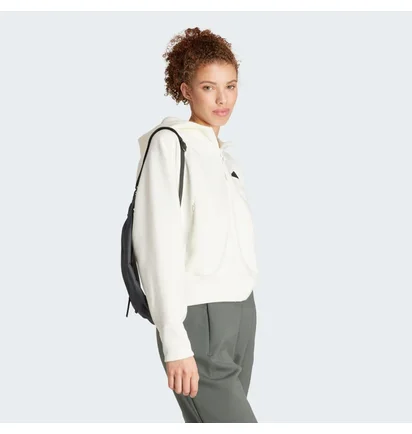 Толстовка жіноча Adidas Z.N.E. Full-Zip Hoodie Beige IS3918