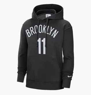 Худи мужское Nike Nba Brooklyn Nets Essential Kyrie Irving #11 Black DB1194-010