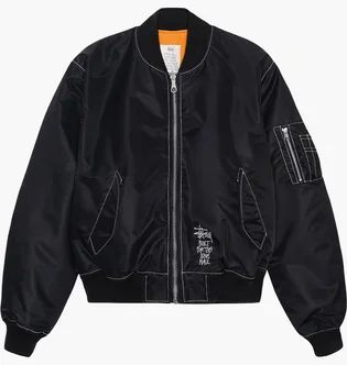 Куртка мужская Stussy Built Reversible Bomber Jacket Black 115743-0001