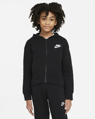 Толстовка детская Nike G Nsw Club Flc Fz Hoodie Lbr Black DC7118-010