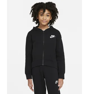 Толстовка дитяча Nike G Nsw Club Flc Fz Hoodie Lbr Black DC7118-010