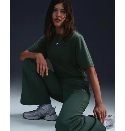 Штани жіночі Nike Sportswear Everythingvensmid-Rise Open-Hem Pants Green FQ3588-338