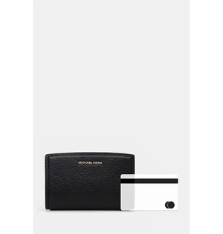 Кошелек унисекс Michael Kors Bryant Medium Pebbled Leather Wallet Black 32S5GYTZ2L