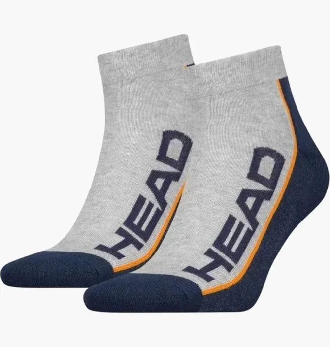 Носки унисекс Head Stripe Quarter Grey (2 пары) 781009001-870