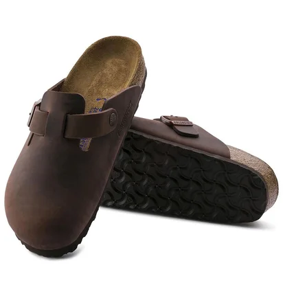 Тапочки унисекс BIRKENSTOCK Boston Soft Footbed Clog Brown 159711