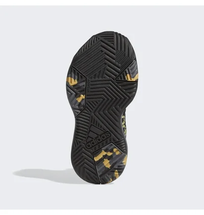 Кроссовки детские Adidas Ownthegame 2.0 Shoes Black/Yellow Gz3381