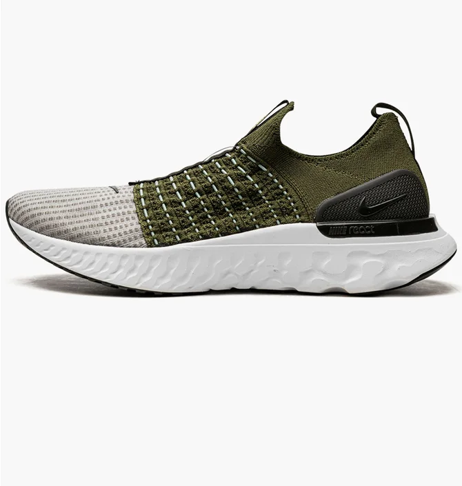 Кросівки чоловічі Nike React Phantom Run Flyknit 2 Olive DX2311-300