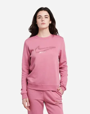 Світшот жіночий Nike Nsw Stardust Graphic Crew Pink Dq6774-667