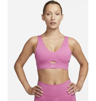 Топ женский Nike Indy Plunge Cutout Pink Dv9837-665