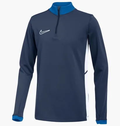 Кофта дитяча Nike Academy 25/27 Dri-Fit Drill Top Royal Blue FZ9773-410