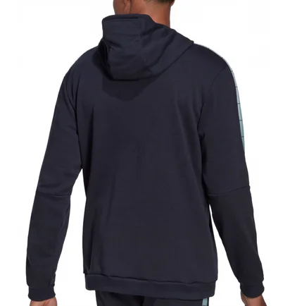 Худи мужское Adidas Hooded Sweatshirt Sportswear Tiro Black HC1302