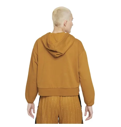 Худи женское Nike Dri-Fit Swoosh Fly Standard Issue Womens Brown DA6483-712