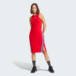Плаття жіноче Adidas Future Icons 3-Stripes Dress Red IS8341