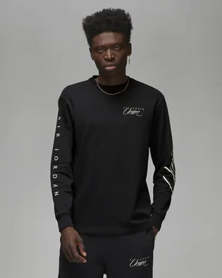 Лонгслів чоловічий Air Jordan Long Sleeve T-Shirt X Union La Black DV7341-010
