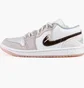 Кроссовки женские Air Jordan 1 Low White/Grey IB8859-101