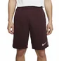 Шорты мужские Nike Repeat Fleece Short Brown Dx2031-652