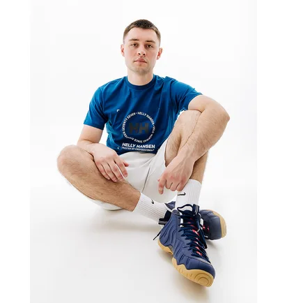 Футболка мужская Helly Hansen Move Cotton T-Shirt Blue 53976-606