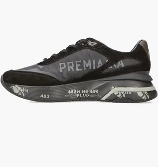 Кроссовки мужские Premiata Moerun Black/Grey VAR.6445