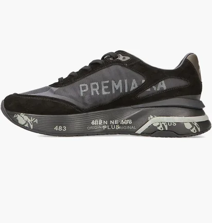 Кроссовки мужские Premiata Moerun Black/Grey VAR.6445