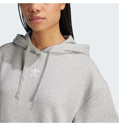 Худи женское Adidas Essentials Oversized Fleece Hoodie Grey IY7345