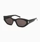 Сонцезахисні окуляри жіночі SAINT LAURENT Grey/Black SL-638-001-55