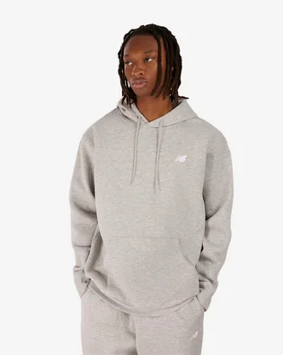 Худи мужское New Balance Sport Essentials Fleece Grey MT41511-AG