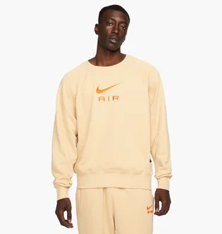 Свитшот мужской Nike Air Ft Hoodie Yellow DV9829-252