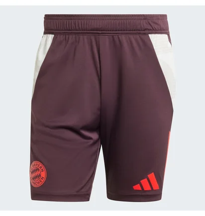 Шорты мужские Adidas Fc Bayern Tiro 24 Training Bordo IS9949