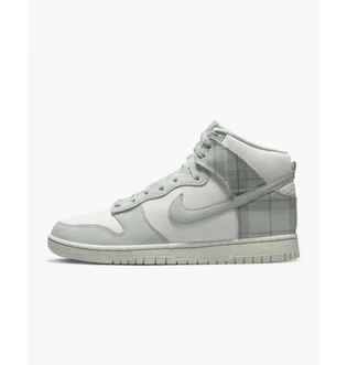 Кроссовки мужские Nike Dunk High Retro Se Plaid Casual Shoes White/Grey Dv0826-100