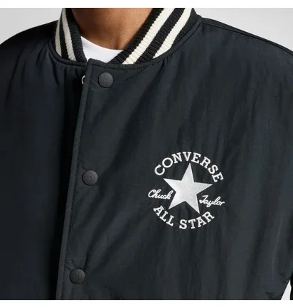 Бомбер мужской Converse Mens Woven Coat Blue 10026976-001