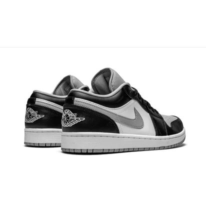Кросівки чоловічі Air Jordan 1 Low White/Black 553558-039