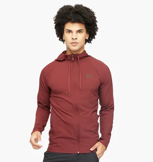Толстовка чоловіча Under Armour Woven Perforated Windbreaker Jacket Brown 1370499-690