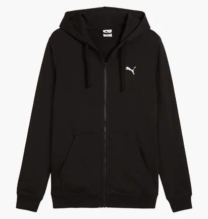 Толстовка мужская Puma Ess Small Logo Full-Zip Black 682592-01