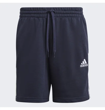 Шорты мужские Adidas Essentials French Terry 3-Stripes Shorts Blue Gk9598