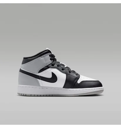 Кроссовки детские Air Jordan 1 Mid Bg Black/White DQ8423-101