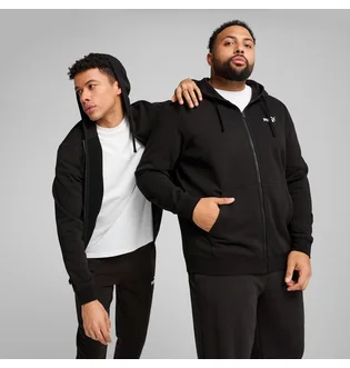 Толстовка мужская Puma Ess Full-Zip Hoodie Black 682586-01