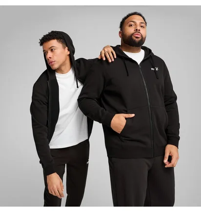 Толстовка мужская Puma Ess Full-Zip Hoodie Black 682586-01