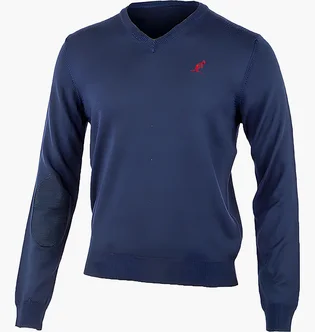 Свитшот мужской AUSTRALIAN Sweater Merinos V Neck Blue LSUMA0009-402