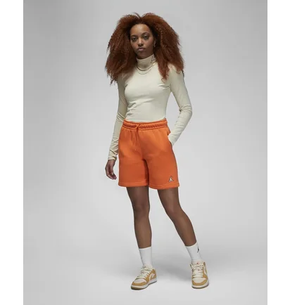 Шорты женские Air Jordan Brooklyn Fleece Shorts Orange DX0380-847