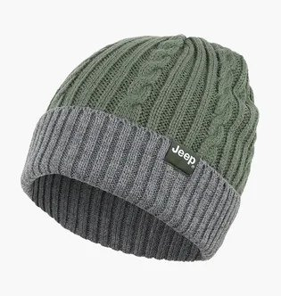 Шапка унисекс Jeep Twisted Tricot Hat J22W Green O102602-E857