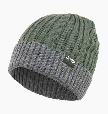 Шапка унисекс Jeep Twisted Tricot Hat J22W Green O102602-E857