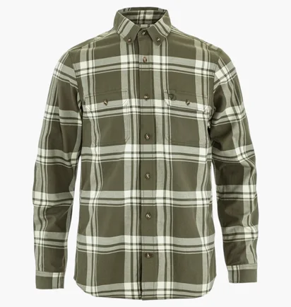 Рубашка мужская Fjallraven Ovik Lite Olive 12600311.625-113