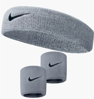 Комплект аксессуаров  Nike Headband + Wristbands Pack Grey NNN07-NNN04-051