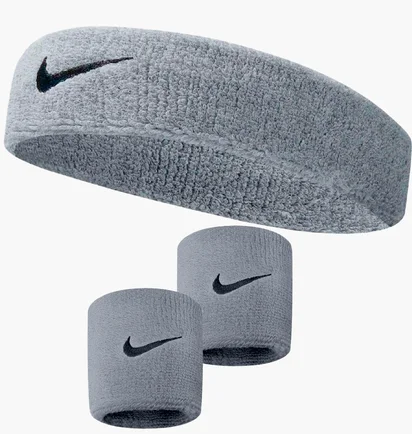 Комплект аксесуарів  Nike Headband + Wristbands Pack Grey NNN07-NNN04-051