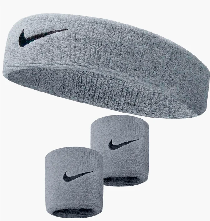 Комплект аксесуарів  Nike Headband + Wristbands Pack Grey NNN07-NNN04-051