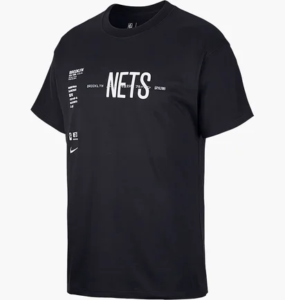 Футболка мужская Nike Nba Brooklyn Black CK8003-010
