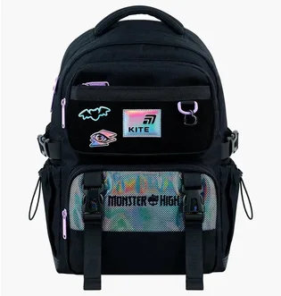 Рюкзак детский Kite Monster High Black MH26-1022M